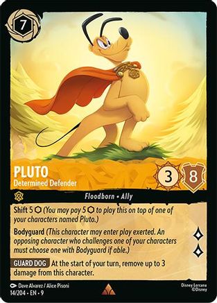 Image of Pluto - Determined Defender (14/204) - Fabled
