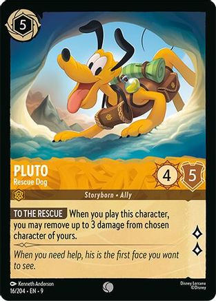 Image of Pluto - Rescue Dog (16/204) - Fabled Cold Foil