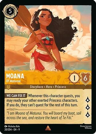 Image of Moana - Of Motunui (20/204) - Fabled
