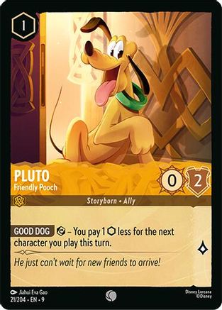 Image of Pluto - Friendly Pooch (21/204) - Fabled