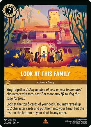 Image of Look at This Family (25/204) - Fabled Cold Foil