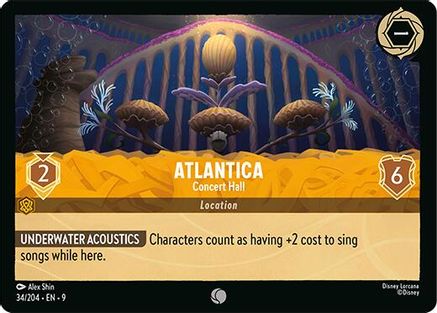 Image of Atlantica - Concert Hall (34/204) - Fabled Cold Foil