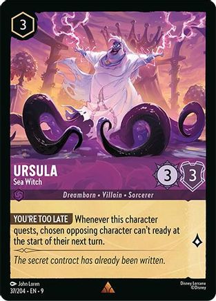 Image of Ursula - Sea Witch (37/204) - Fabled