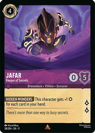 Image of Jafar - Keeper of Secrets (38/204) - Fabled Cold Foil