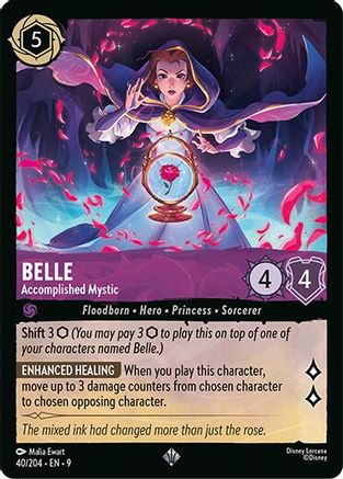 Image of Belle - Accomplished Mystic (40/204) - Fabled Cold Foil