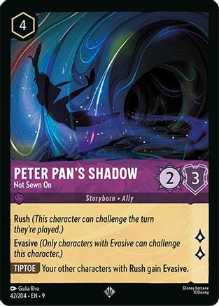 Image of Peter Pan's Shadow - Not Sewn On (42/204) - Fabled