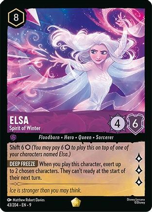 Image of Elsa - Spirit of Winter (43/204) - Fabled Cold Foil