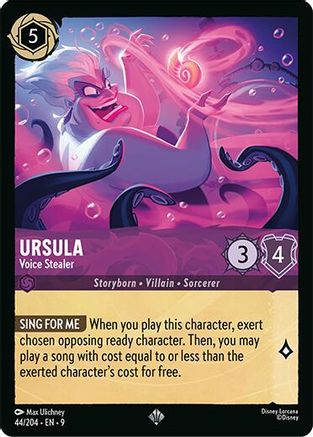 Image of Ursula - Voice Stealer (44/204) - Fabled Cold Foil