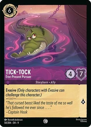 Image of Tick-Tock - Ever-Present Pursuer (50/204) - Fabled Cold Foil
