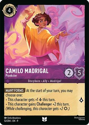 Image of Camilo Madrigal - Prankster (52/204) - Fabled Cold Foil