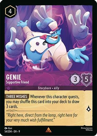 Image of Genie - Supportive Friend (54/204) - Fabled Cold Foil