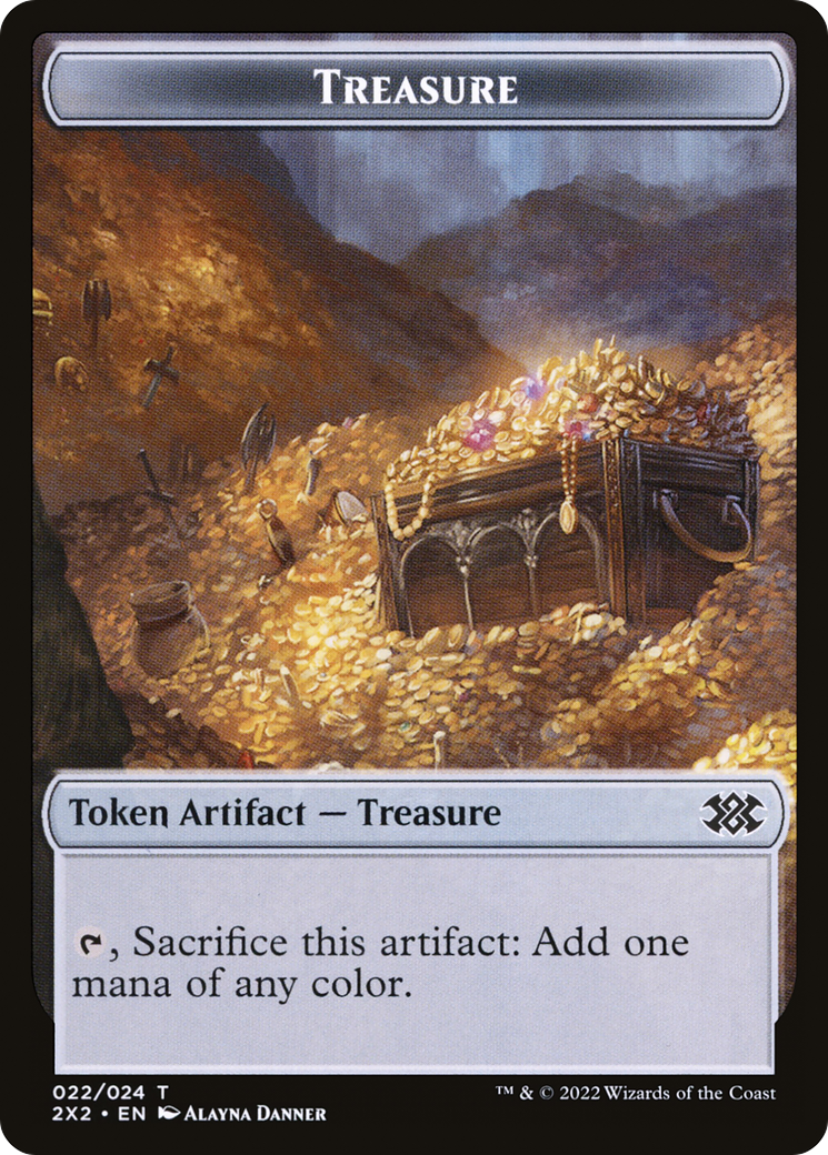 Image of Treasure (T2X2-022) - Double Masters 2022 Tokens