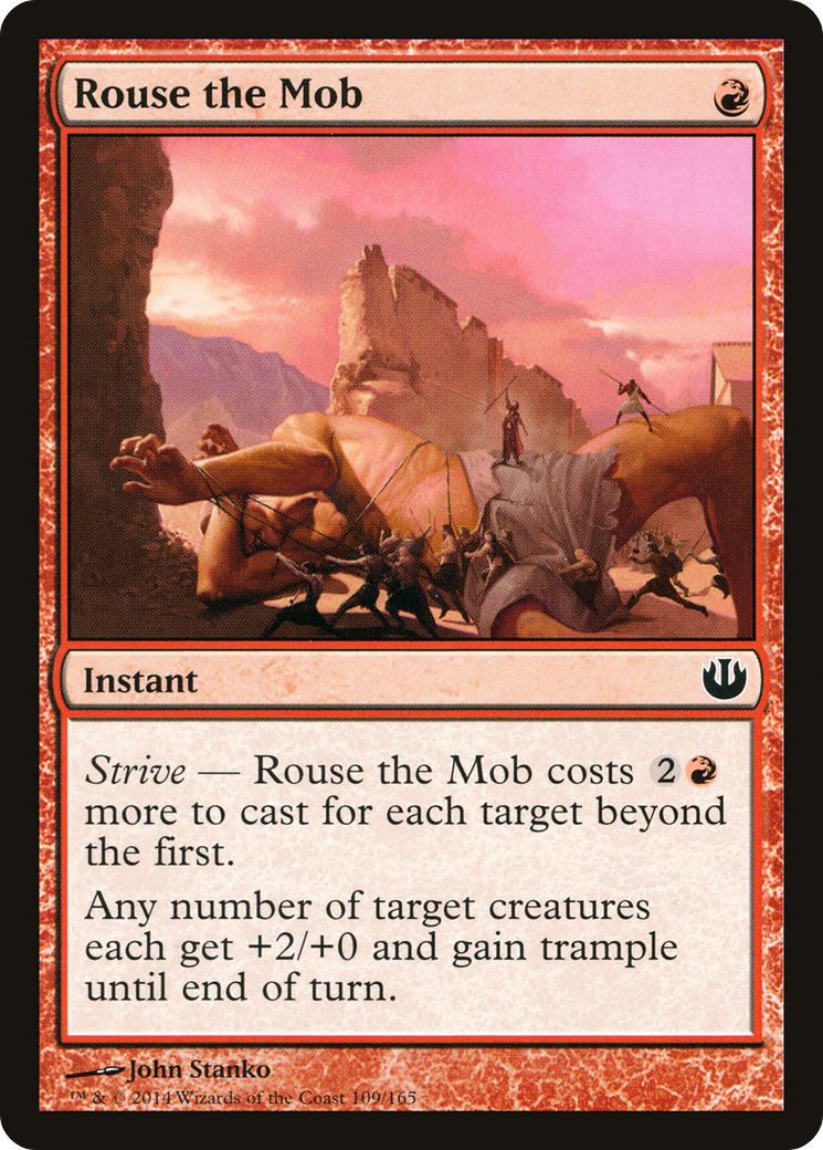 Image of Rouse the Mob (JOU-109) - Journey into Nyx Foil