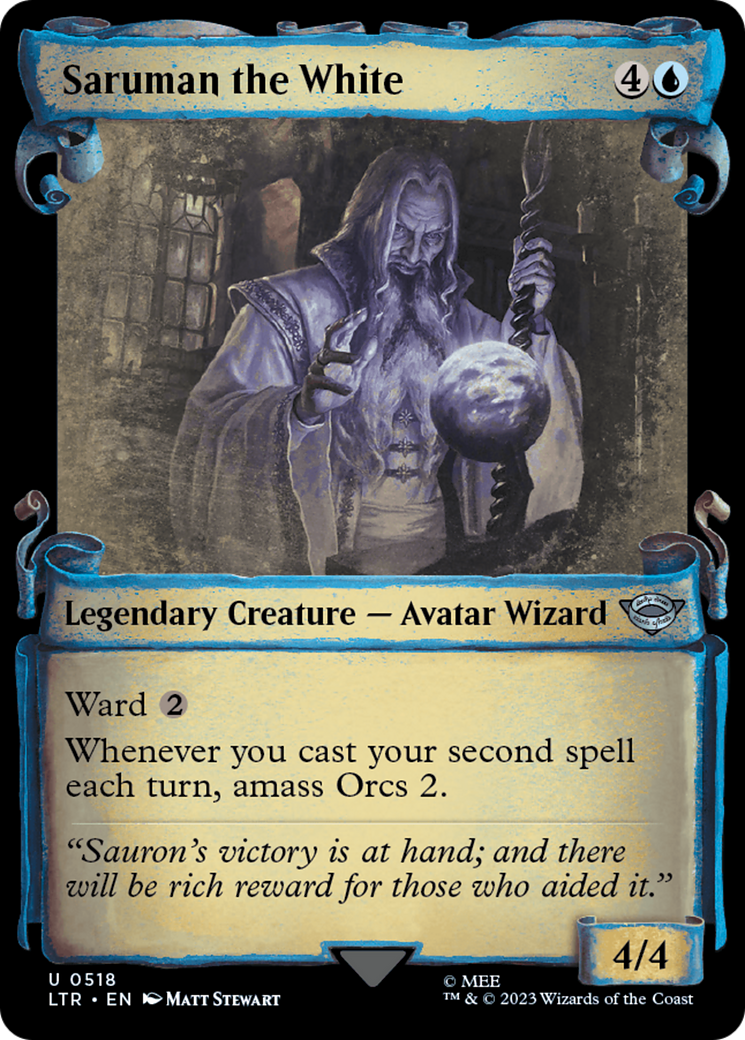 Image of Saruman the White (Showcase Scrolls) (LTR-518) - The Lord of the Rings: Tales of Middle-earth: (Showcase)