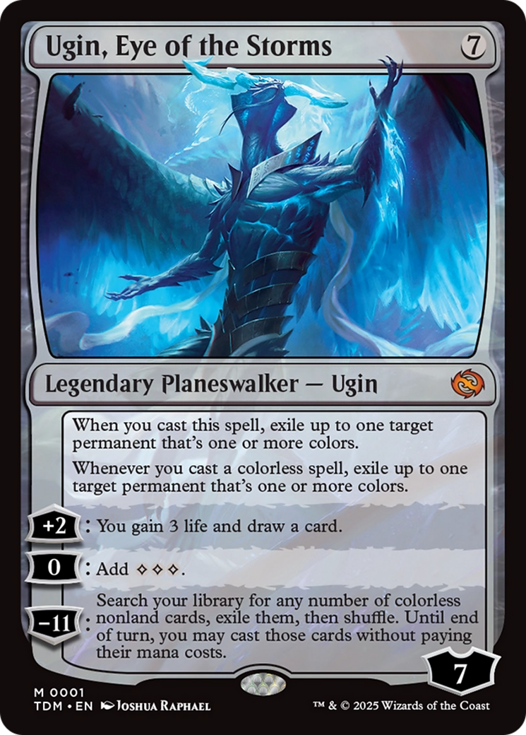 Image of Ugin, Eye of the Storms (TDM-001) - Tarkir: Dragonstorm Foil