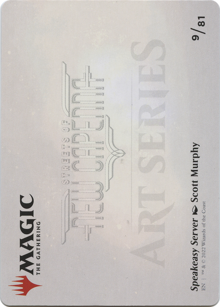 Image of Speakeasy Server // Speakeasy Server (ASNC-009) - New Capenna Art Series (Borderless)