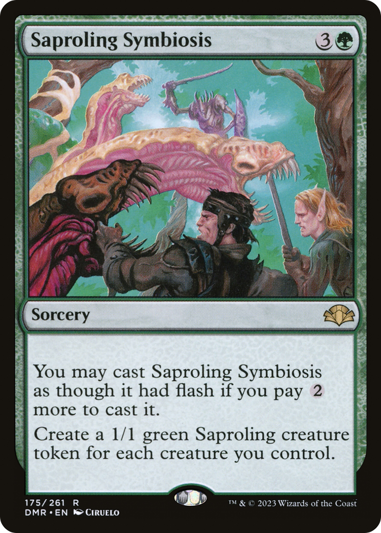 Image of Saproling Symbiosis (DMR-175) - Dominaria Remastered