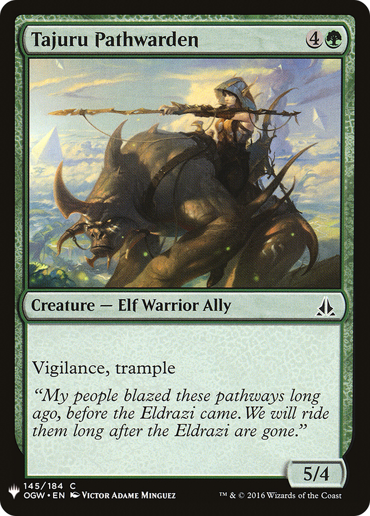 Image of Tajuru Pathwarden (LIST-145) - The List