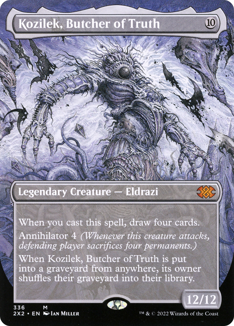 Image of Kozilek, Butcher of Truth (Borderless) (2X2-336) - Double Masters 2022 (Borderless) Foil