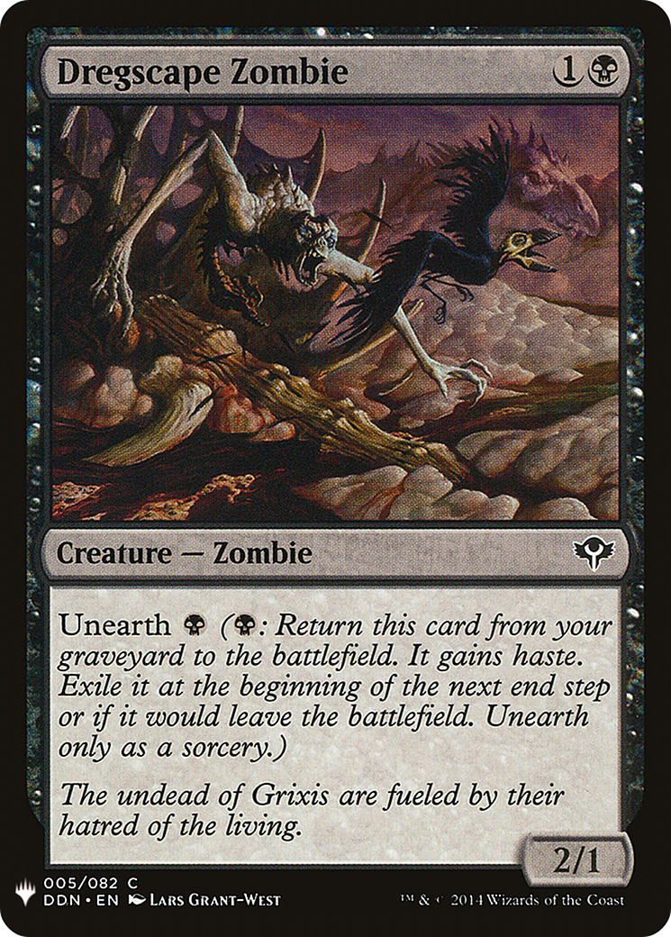 Image of Dregscape Zombie (LIST-005) - The List