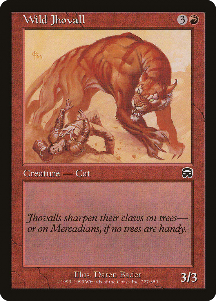 Image of Wild Jhovall (MMQ-227) - Mercadian Masques