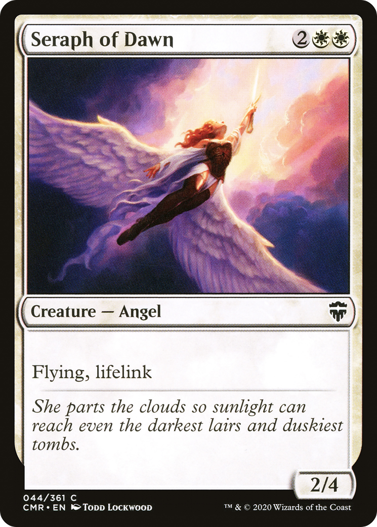 Image of Seraph of Dawn (CMR-044) - Commander Legends Foil