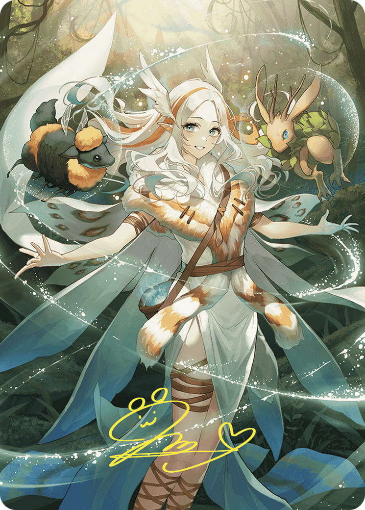 Image of Greater Auramancy // Greater Auramancy (AWOE-076) - Wilds of Eldraine Art Series (Borderless) Foil