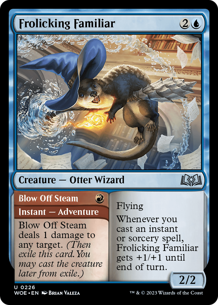 Image of Frolicking Familiar (WOE-226) - Wilds of Eldraine Foil