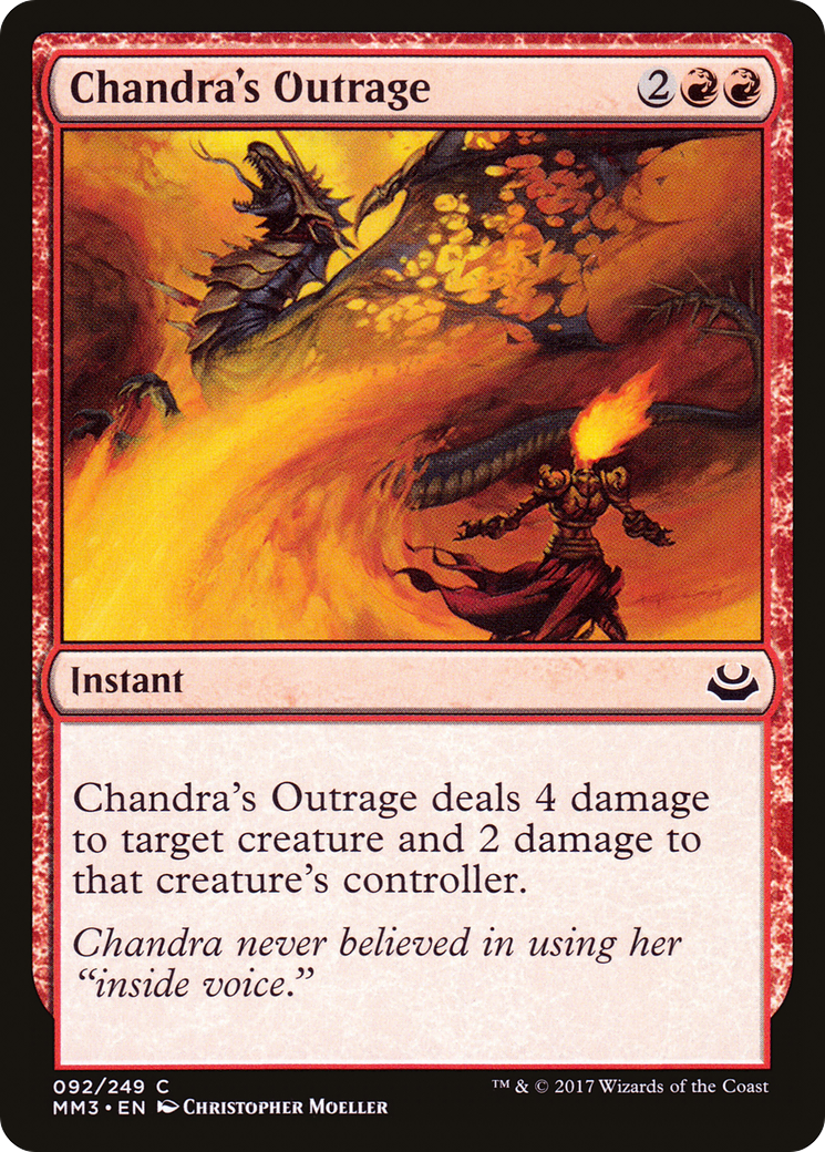 Image of Chandra's Outrage (MM3-092) - Modern Masters 2017