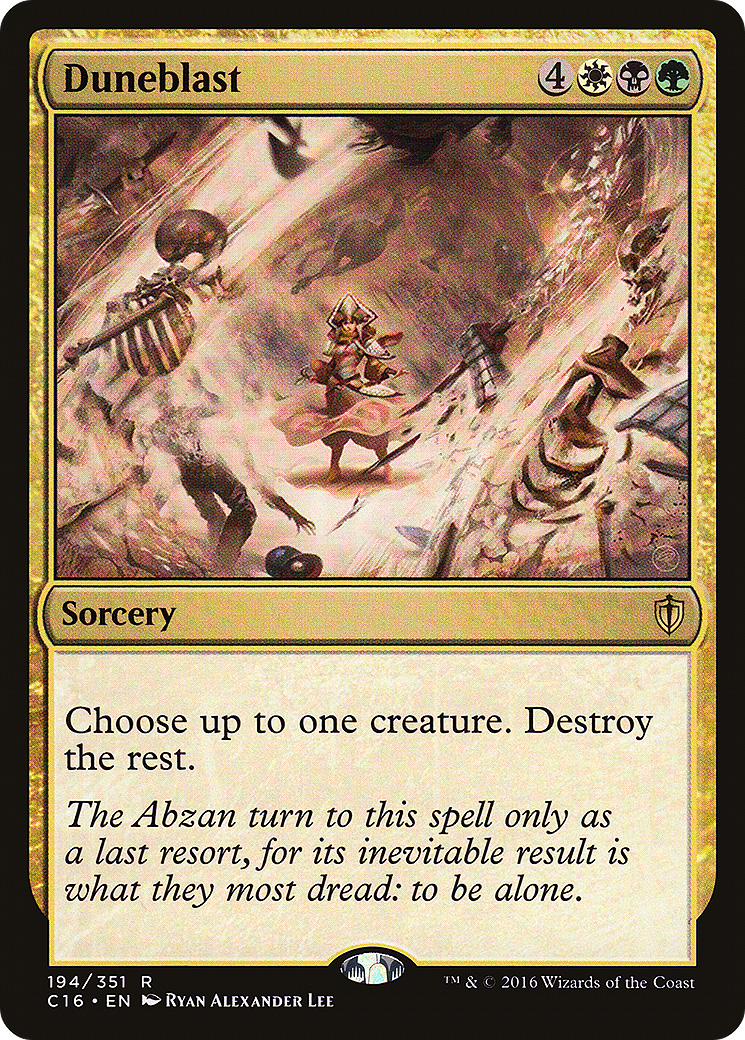 Image of Duneblast (C16-194) - Commander 2016