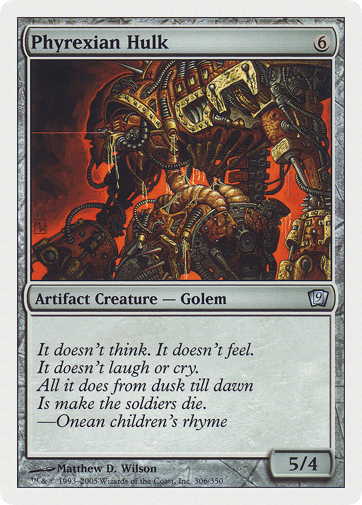Image of Phyrexian Hulk (9ED-306) - 9th Edition Foil