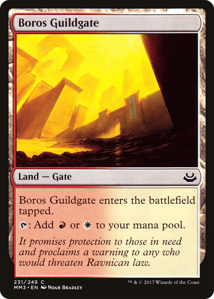 Image of Boros Guildgate (MM3-231) - Modern Masters 2017 Foil