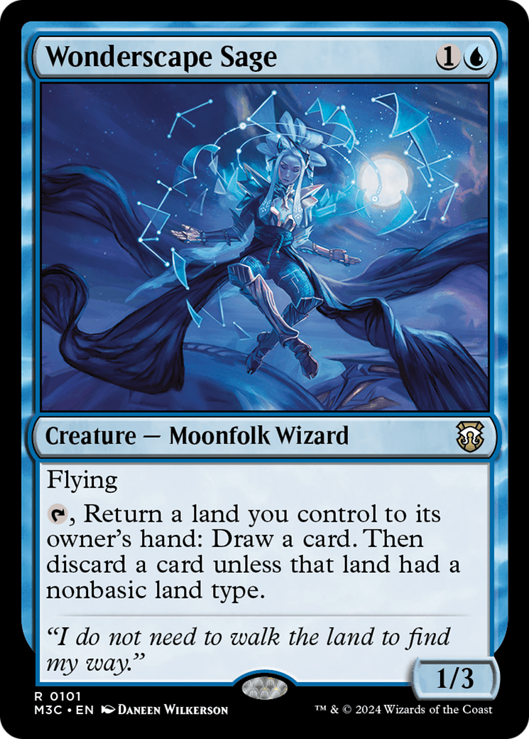 Image of Wonderscape Sage (M3C-101) - Modern Horizons 3 Commander