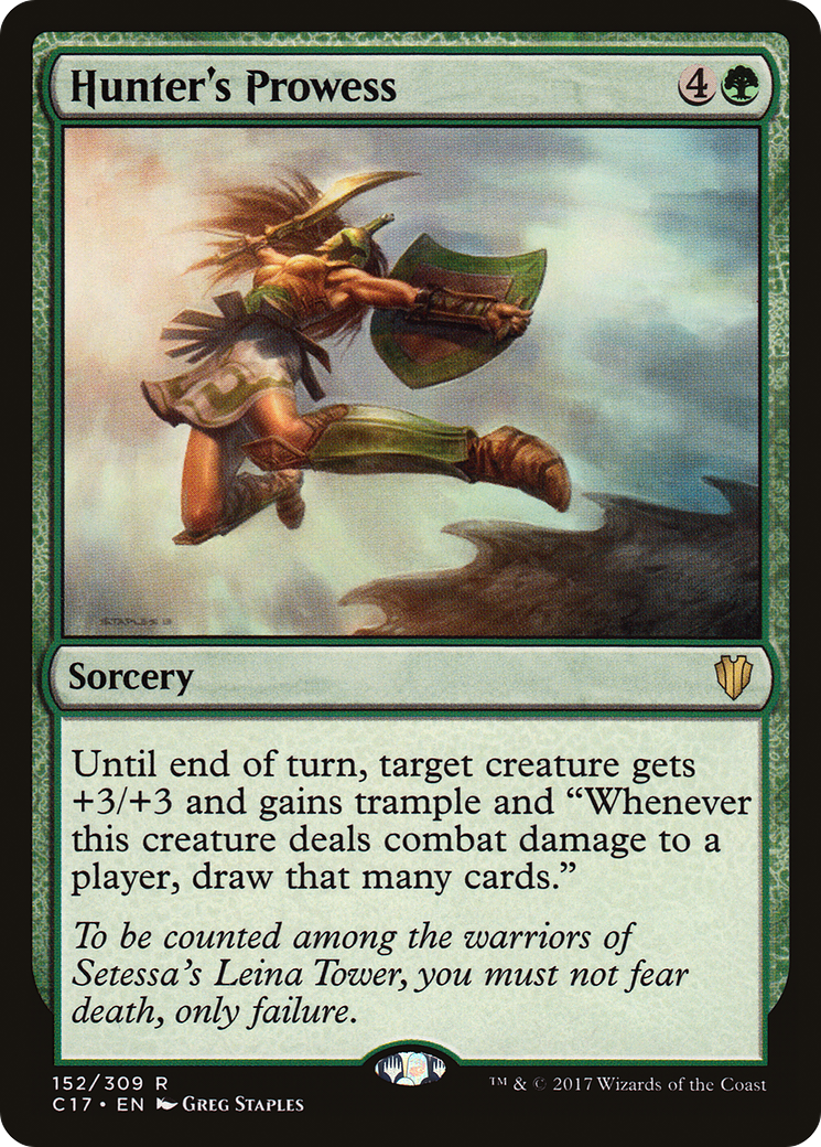 Image of Hunter's Prowess (C17-152) - Commander 2017