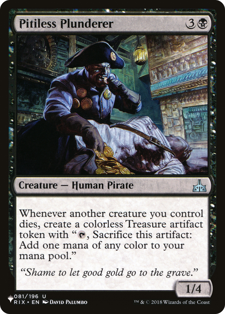 Image of Pitiless Plunderer (LIST-081/196) - The List
