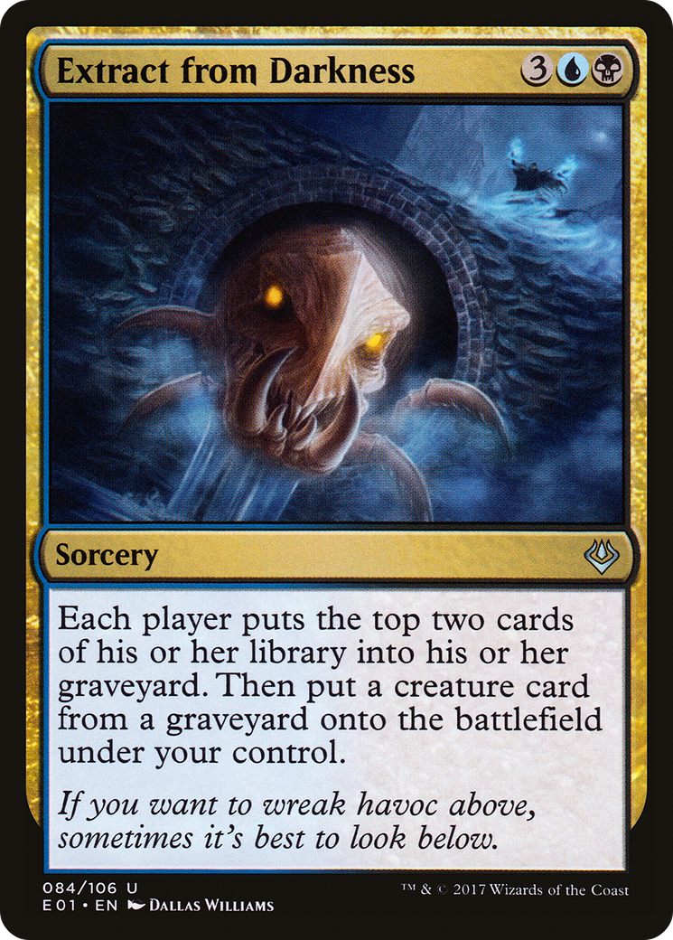 Image of Extract from Darkness (AC2-084) - Archenemy: Nicol Bolas