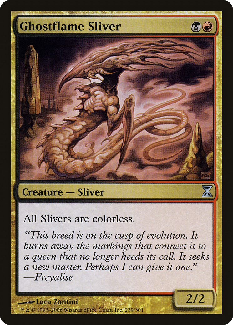 Image of Ghostflame Sliver (TSP-239) - Time Spiral Foil