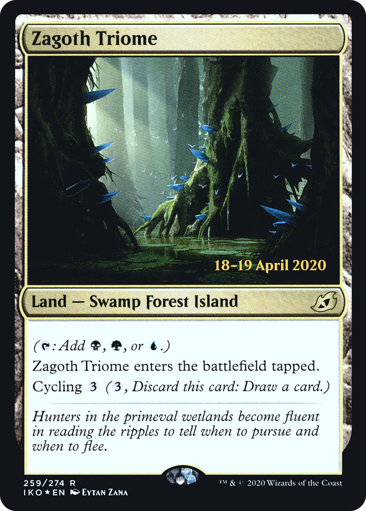 Image of Zagoth Triome (PRE-259S) - Ikoria: Lair of Behemoths Promos Foil