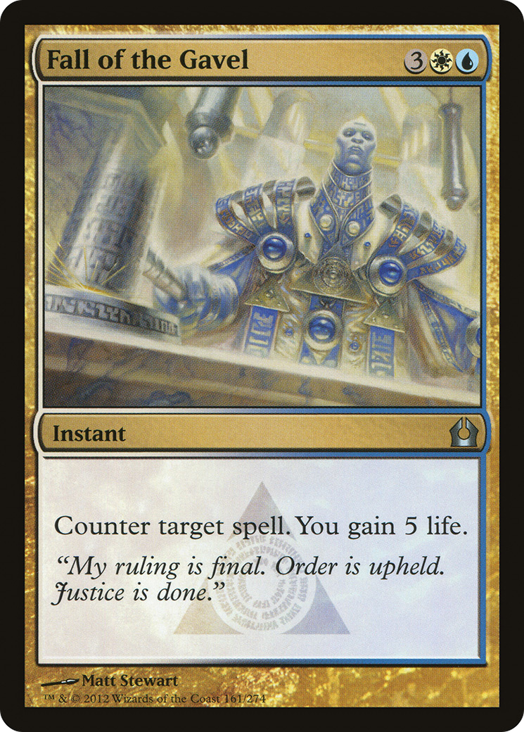 Image of Fall of the Gavel (RTR-161) - Return to Ravnica