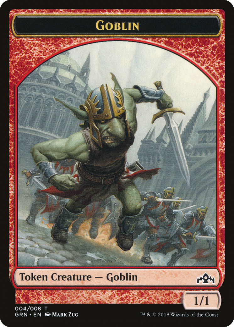 Image of Goblin // Soldier (006) Double-Sided Token (GR1-4 // 6) - GRN Guild Kit Tokens