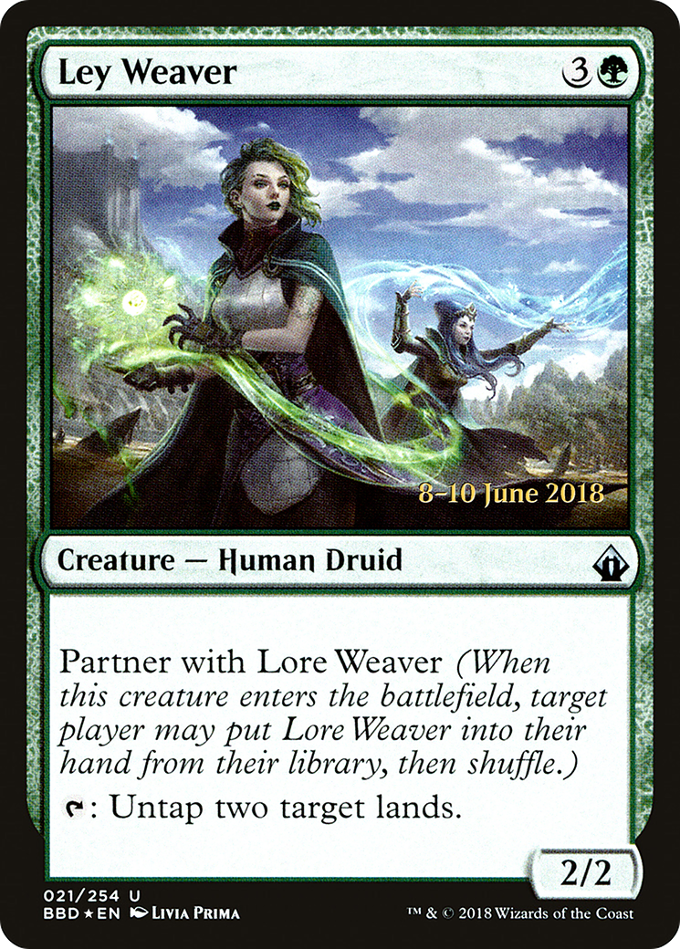 Image of Ley Weaver (LARP-21S) - Battlebond Promos Foil