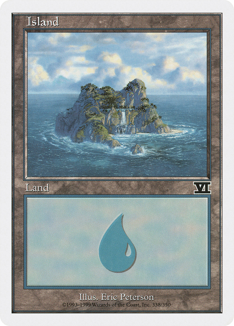 Image of Island (338) (6ED-338) - Classic Sixth Edition