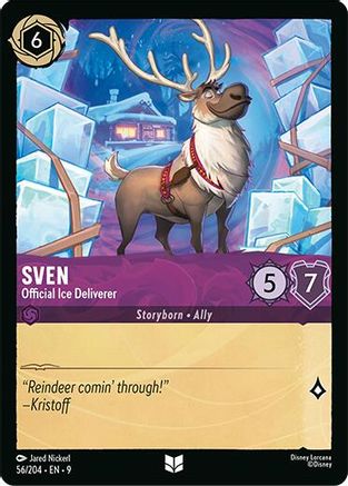 Image of Sven - Official Ice Deliverer (56/204) - Fabled Cold Foil