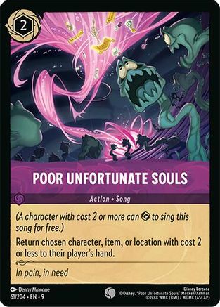 Image of Poor Unfortunate Souls (61/204) - Fabled Cold Foil