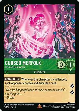 Image of Cursed Merfolk - Ursula's Handiwork (71/204) - Fabled