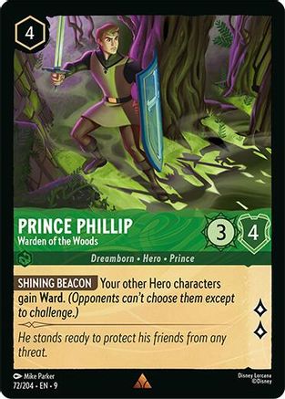 Image of Prince Phillip - Warden of the Woods (72/204) - Fabled Cold Foil
