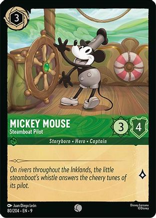 Image of Mickey Mouse - Steamboat Pilot (80/204) - Fabled