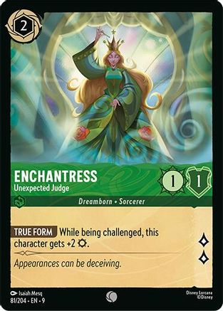 Image of Enchantress - Unexpected Judge (81/204) - Fabled Cold Foil