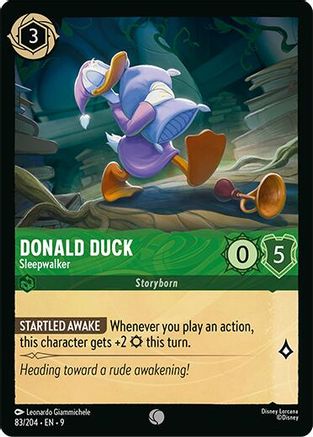Image of Donald Duck - Sleepwalker (83/204) - Fabled