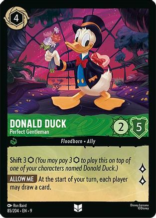 Image of Donald Duck - Perfect Gentleman (85/204) - Fabled